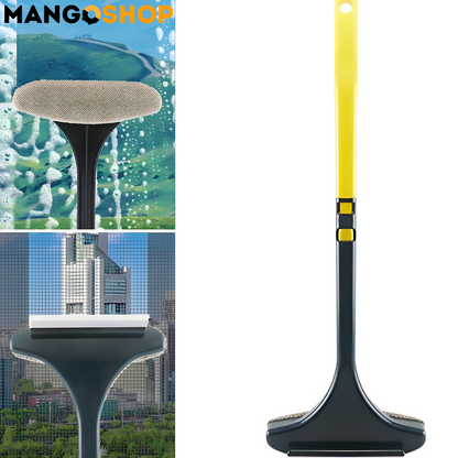 2u1 Teleskopska četka za brisanje prozora i čišćenje mrežice sa strugačem - 46cm