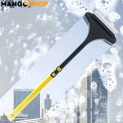 2u1 Teleskopska četka za brisanje prozora i čišćenje mrežice sa strugačem - 46cm