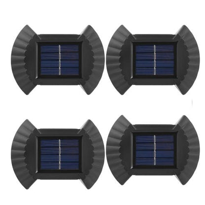 Solarne zidne dvostrane lampe – Set od 4 komada