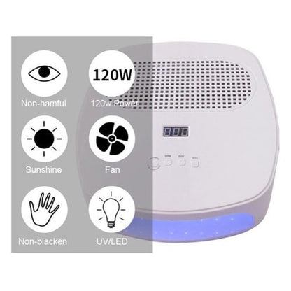 SUN 998 2u1 UV/LED lampa za nokte i aspirator