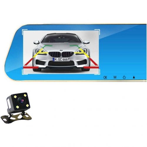 Blackbox DVR 1080p Retrovizor Kamera + Zadnja Kamera