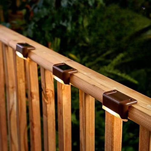 Solarne LED lampe za ogradu – set od 4 komada