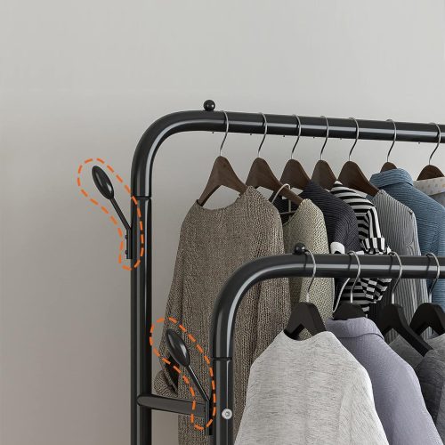 XL dupli stalak za garderobu 162x96cm