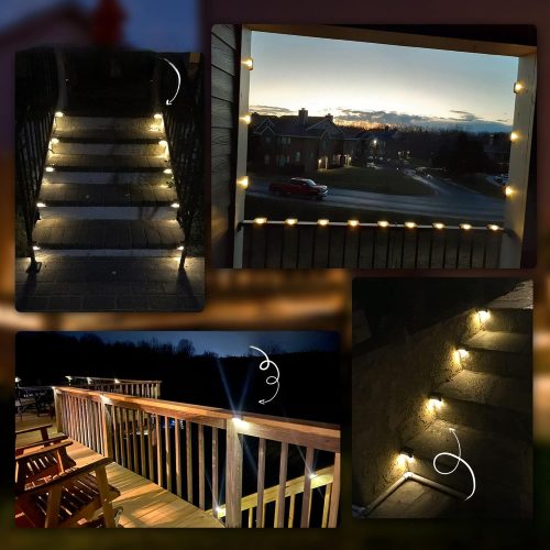 Solarne LED lampe za ogradu – set od 4 komada