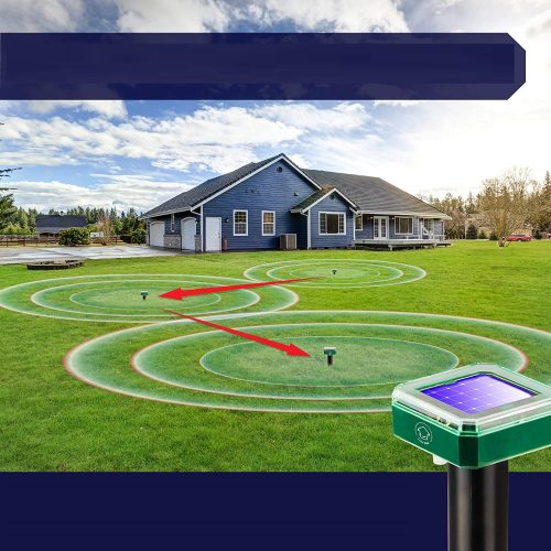 Solarni rasterivač krtica, zmija i glodara - 2 Komada