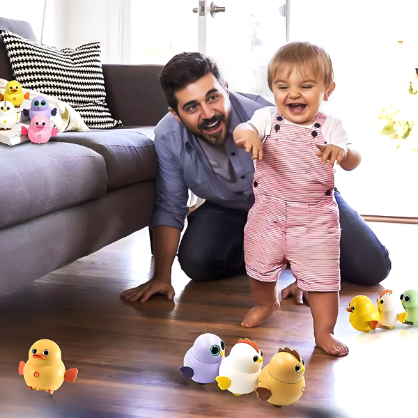 Veseli pilići koji se ljuljaju - 3 pileta