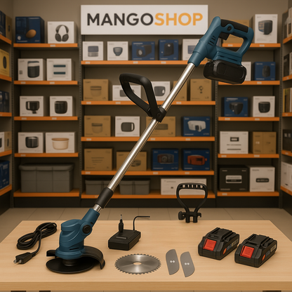 Aku trimer za travu sa 2 baterije