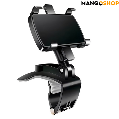 Auto držač za telefon sa štipaljkom za sigurno pričvršćivanje – 360° rotacija