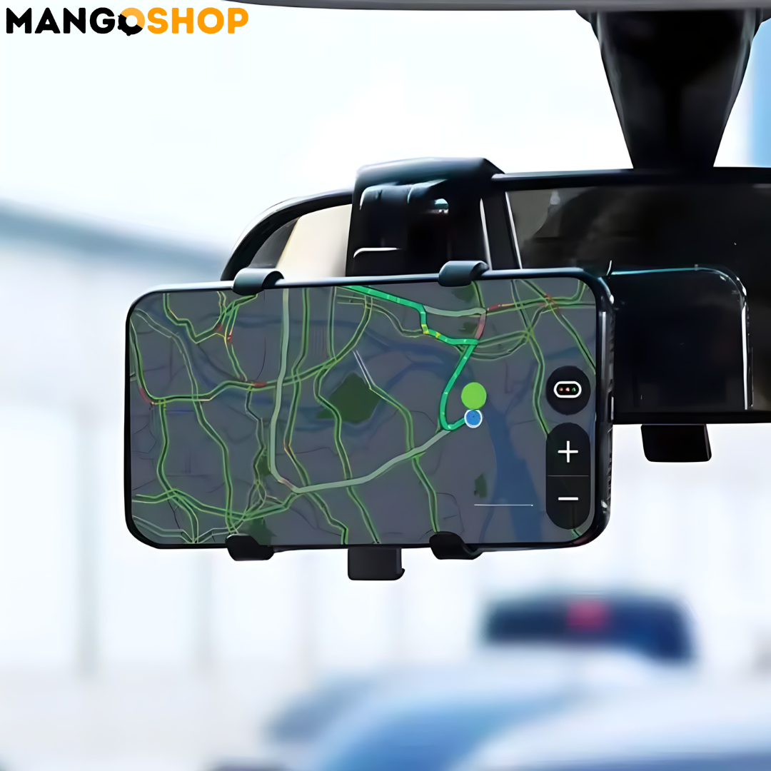 Auto držač za telefon sa štipaljkom za sigurno pričvršćivanje – 360° rotacija