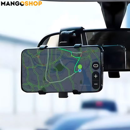 Auto držač za telefon sa štipaljkom za sigurno pričvršćivanje – 360° rotacija