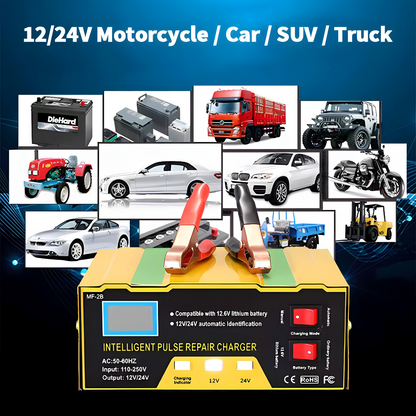 Automatski punjač akumulatora 12–24V