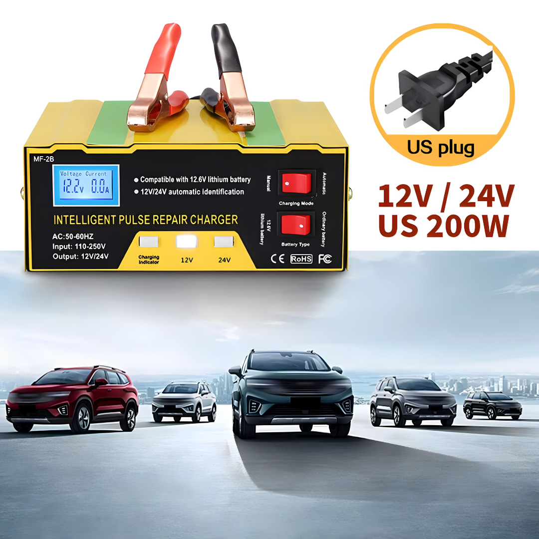 Automatski punjač akumulatora 12–24V