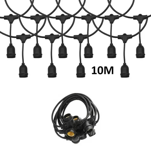 Baštenske solarne LED sijalice – 10m sa daljinskim upravljačem