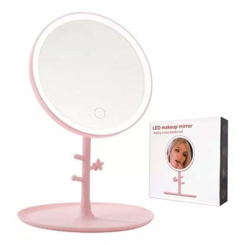 Kompaktno ogledalo za šminkanje sa LED svetlom