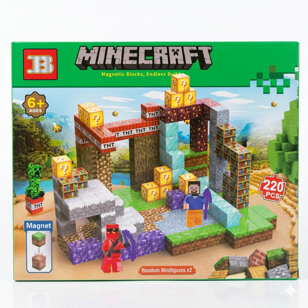Set magnetnih kockica - Minecraft