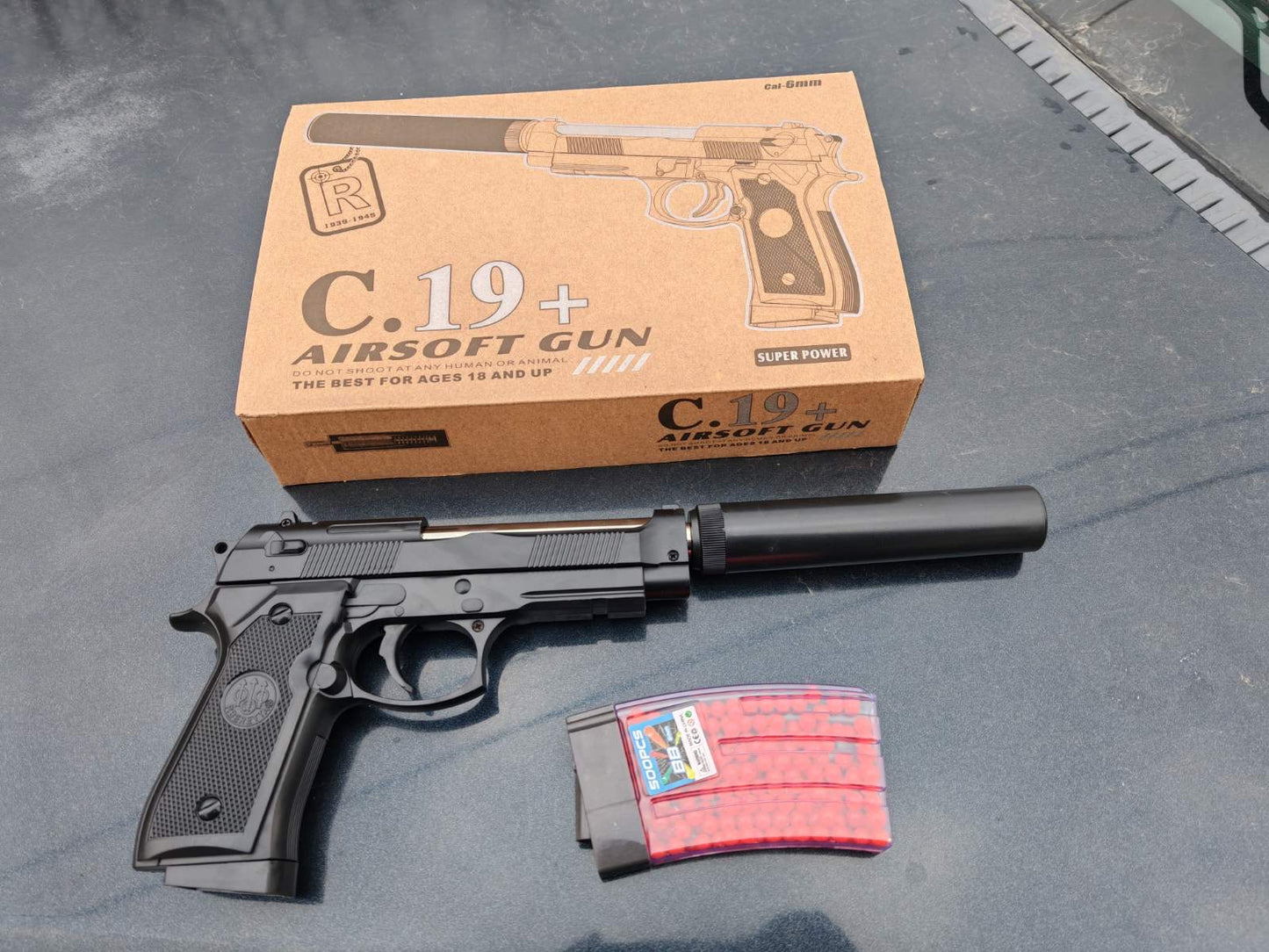 Metalna Replika C8 i Polumetalna C19+ | 500 kuglica