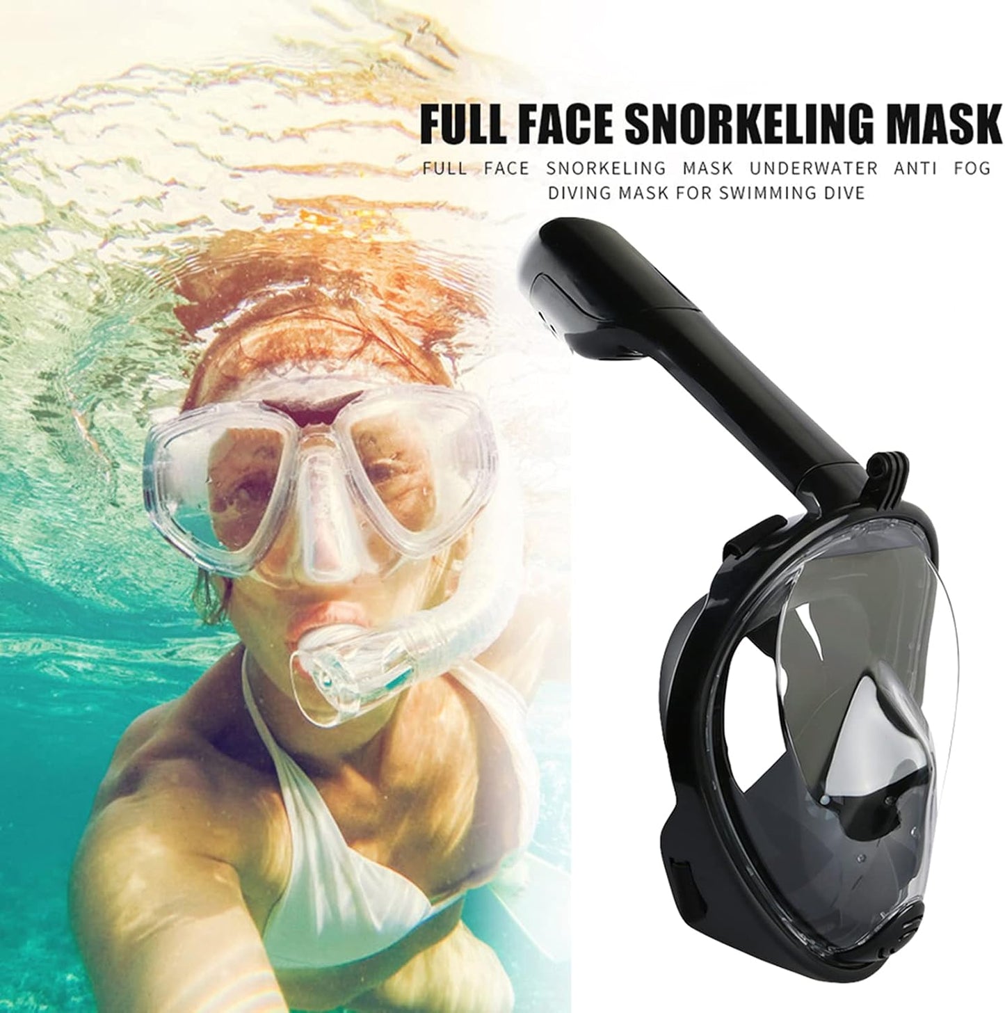 Ronilačka Maska za Celo Lice sa GoPro Držačem