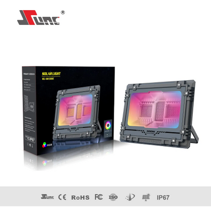 Profesionalni solarni RGB reflektor + daljinski 100W/200W/300W