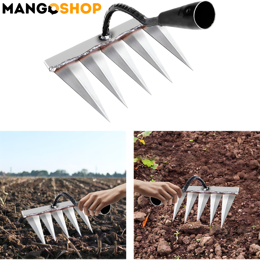2u1 Motika i grabulja za baštu – Višenamenski ručni kultivator za uklanjanje korova