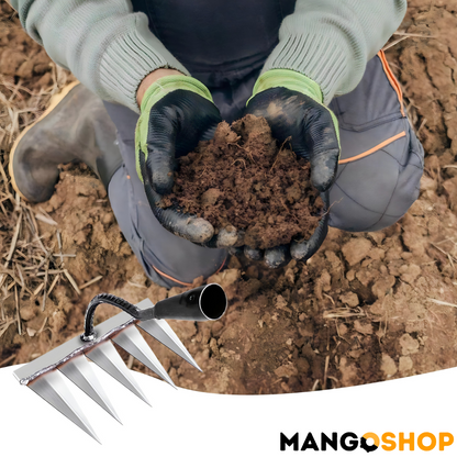 2u1 Motika i grabulja za baštu – Višenamenski ručni kultivator za uklanjanje korova