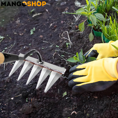 2u1 Motika i grabulja za baštu – Višenamenski ručni kultivator za uklanjanje korova