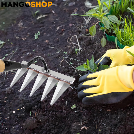 2u1 Motika i grabulja za baštu – Višenamenski ručni kultivator za uklanjanje korova