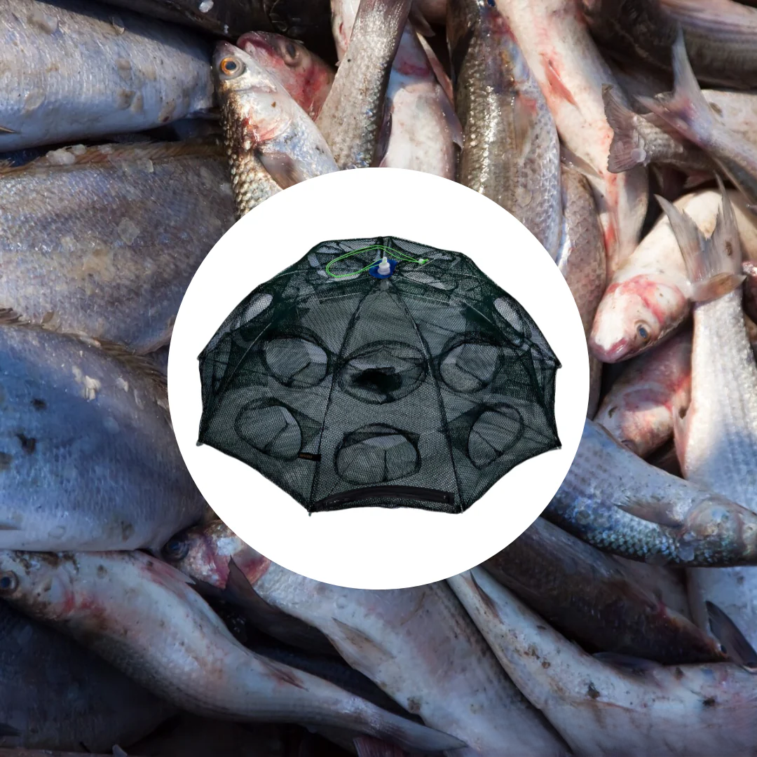 Sklopiva mreža za ribolov – 20 ulaza