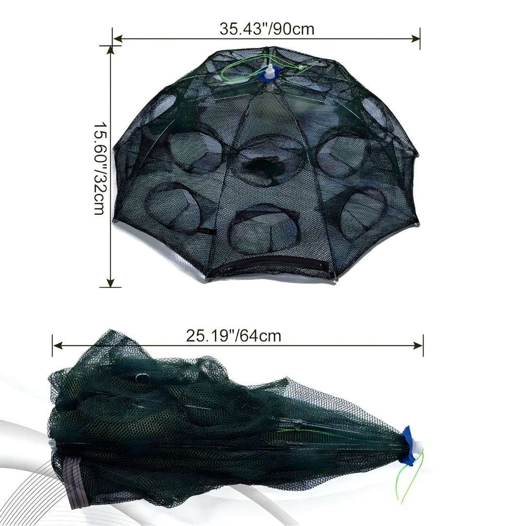 Sklopiva mreža za ribolov – 20 ulaza