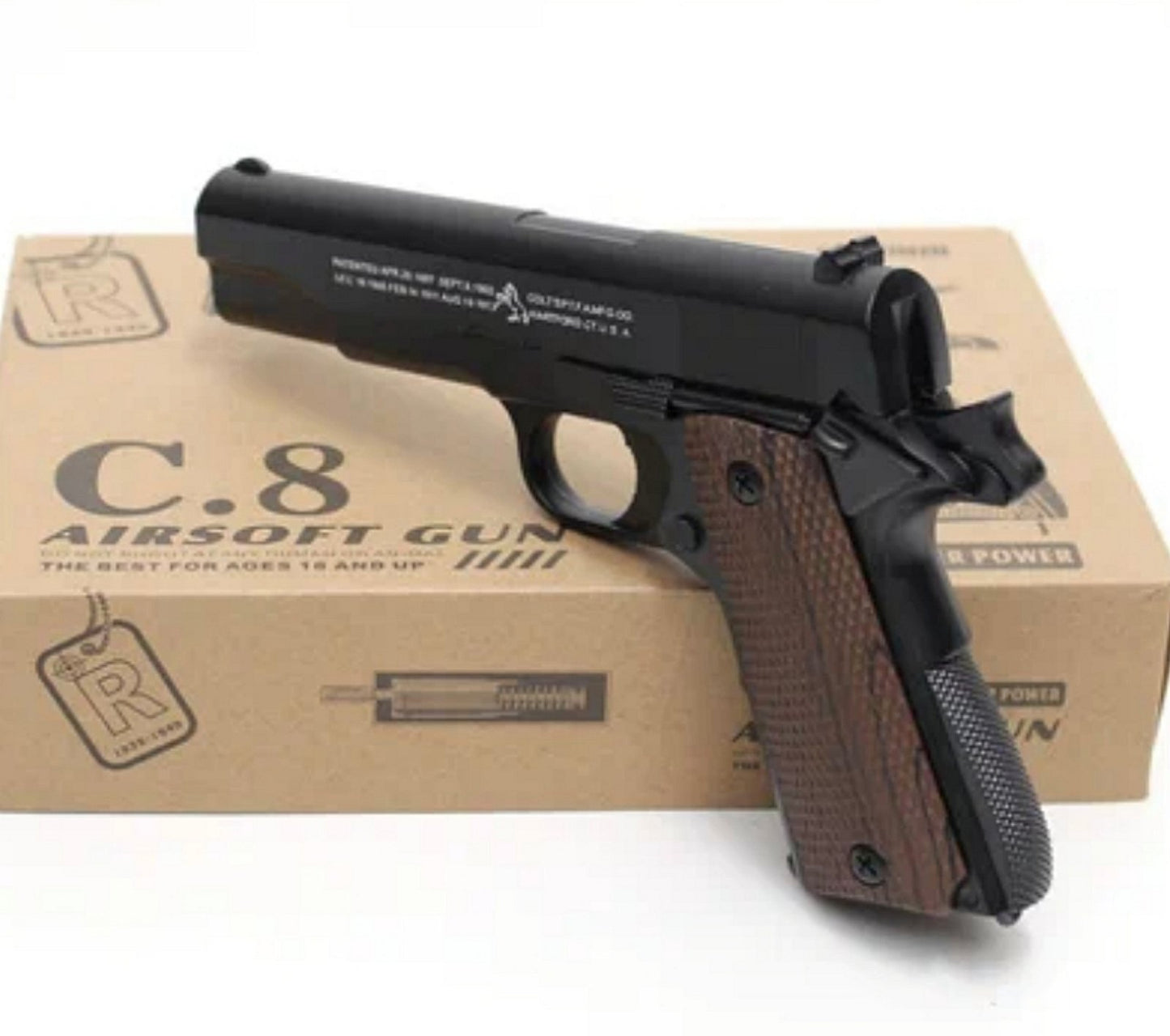 Metalna Replika Airsoft C8 + 500 kuglica