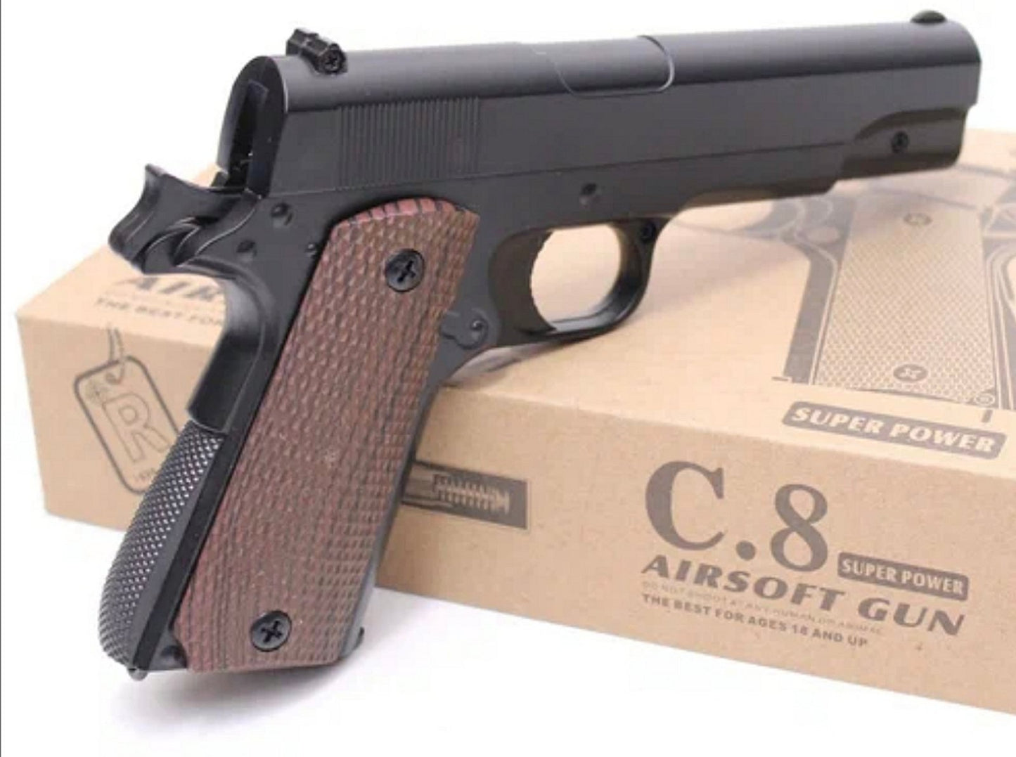 Metalna Replika Airsoft C8 + 500 kuglica