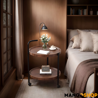 Pokretni bočni okrugli stočić