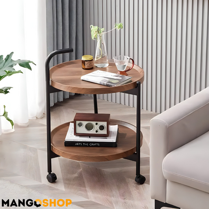 Pokretni bočni okrugli stočić