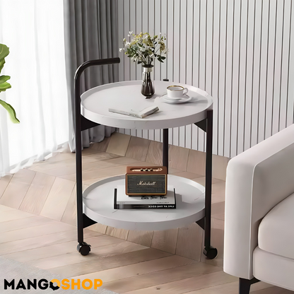 Pokretni bočni okrugli stočić