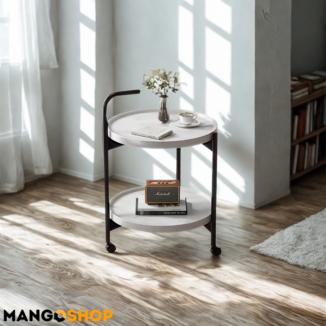 Pokretni bočni okrugli stočić