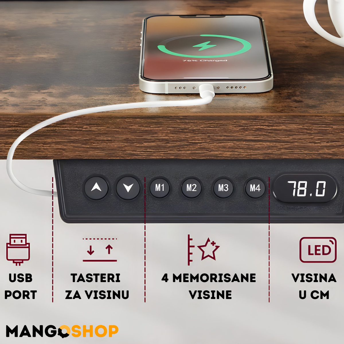 Profesionalni radni sto podesive visine