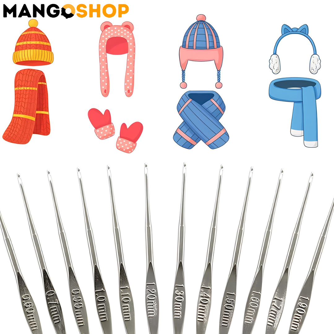 Profesionalni set za heklanje – Komplet od 50 delova za pletenje i ručne radove