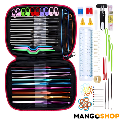 Profesionalni set za heklanje – Komplet od 50 delova za pletenje i ručne radove