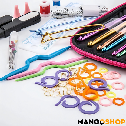 Profesionalni set za heklanje – Komplet od 50 delova za pletenje i ručne radove