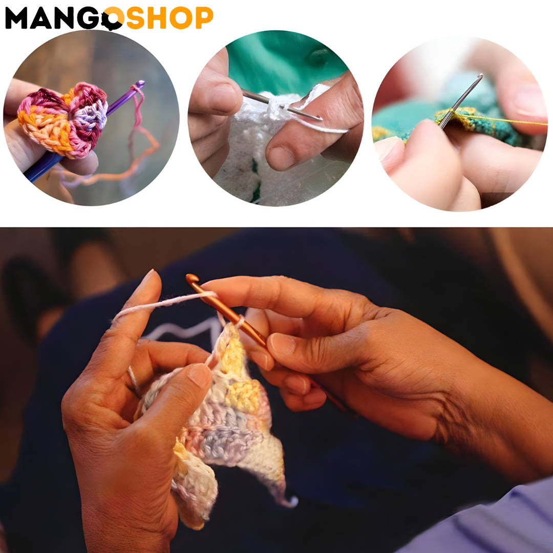 Profesionalni set za heklanje – Komplet od 50 delova za pletenje i ručne radove