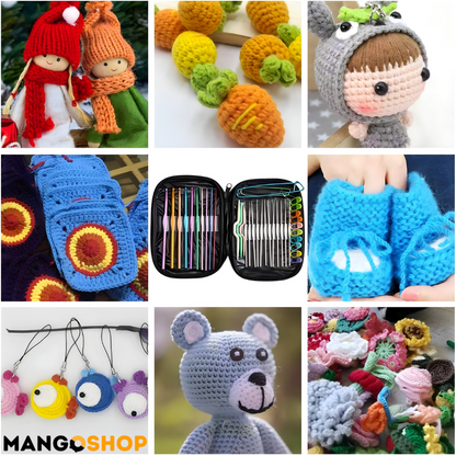 Profesionalni set za heklanje – Komplet od 50 delova za pletenje i ručne radove