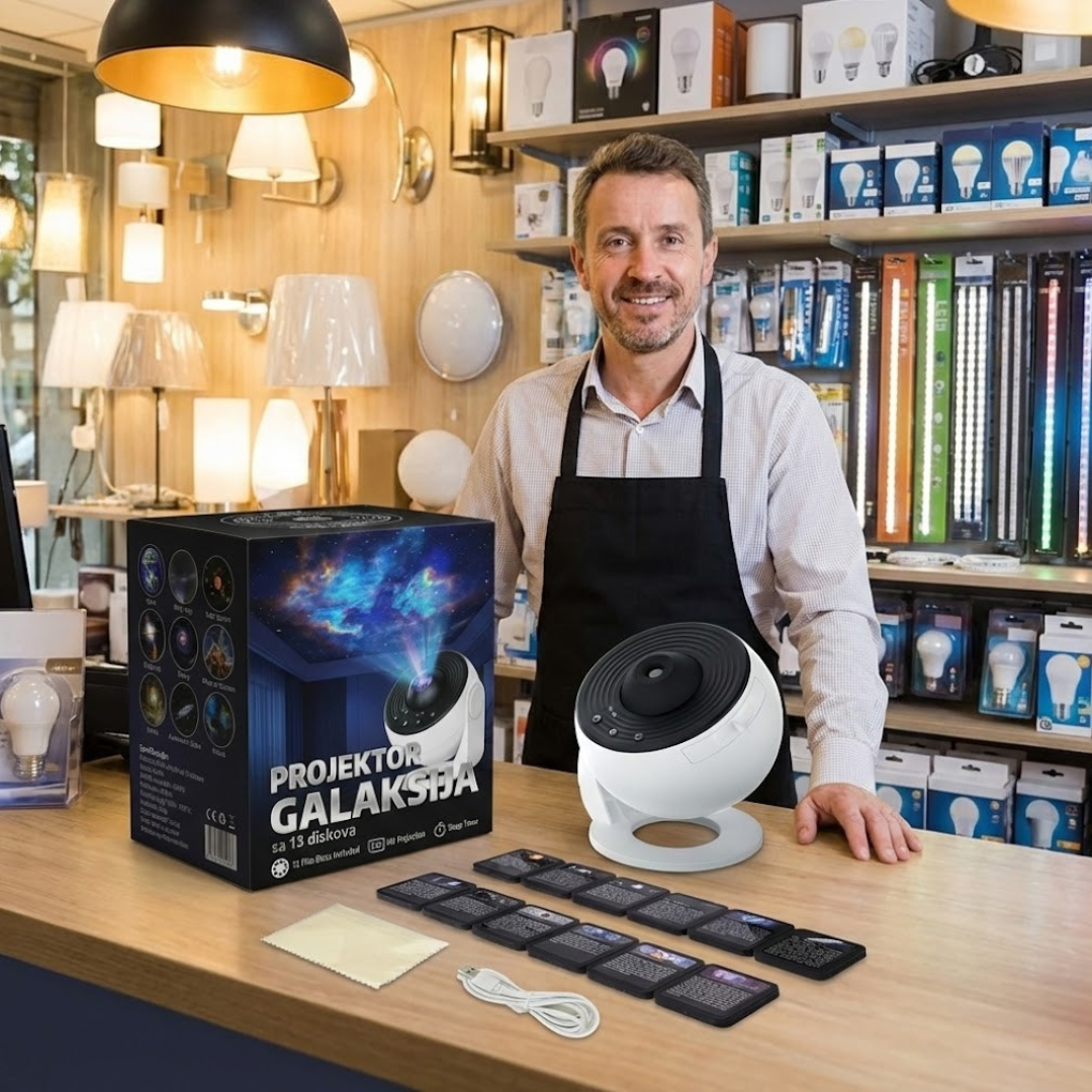 Projektor Galaksija + 13 diskova gratis