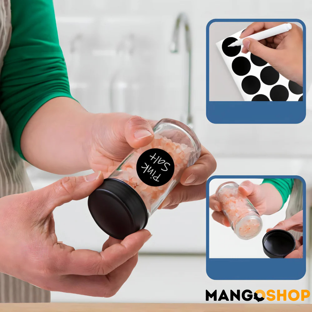 Rotirajući stalak za začine + 18 teglica