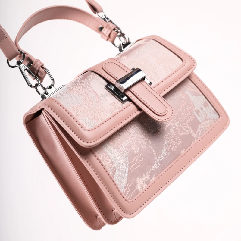 Roze cvetna torbica KA07