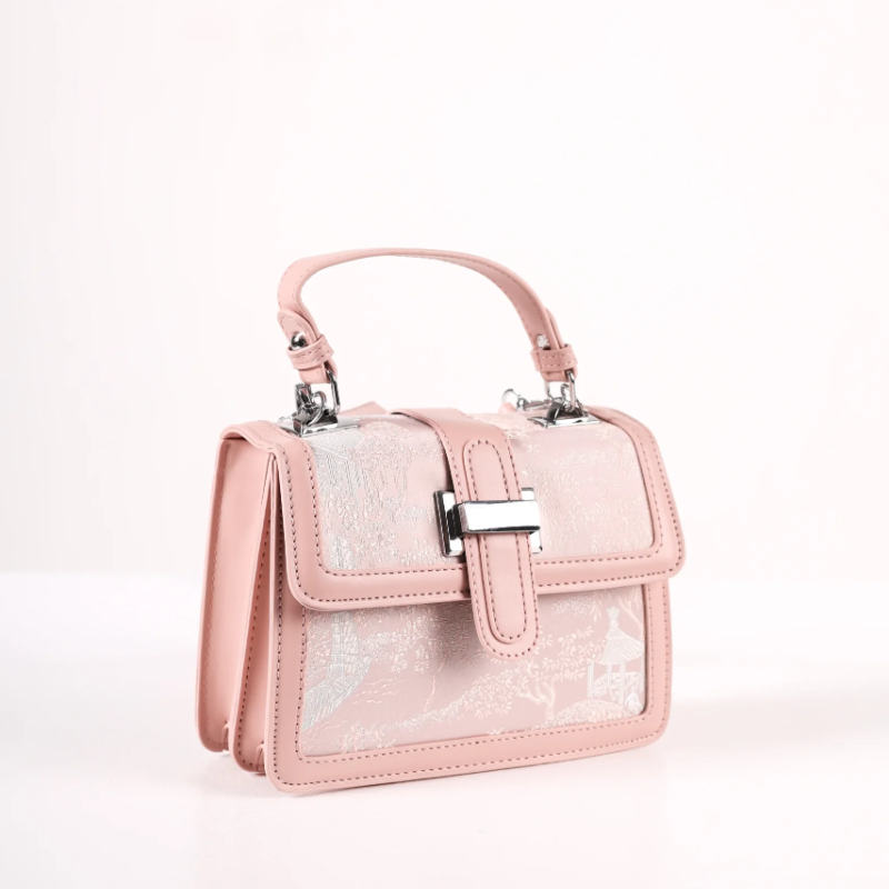 Roze cvetna torbica KA07