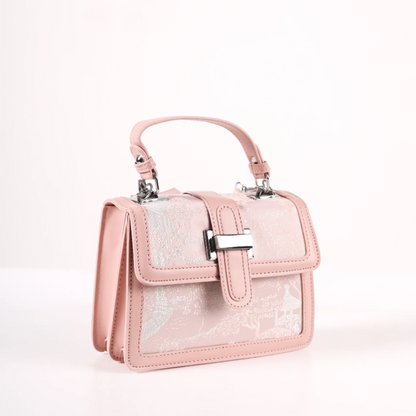 Roze cvetna torbica KA07