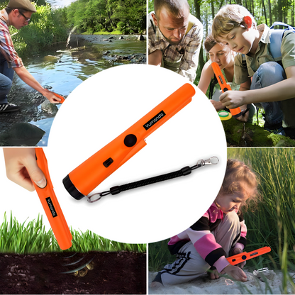 Ručni detektor metala sa zvučnim signalima, vibracijom i LED svetlom