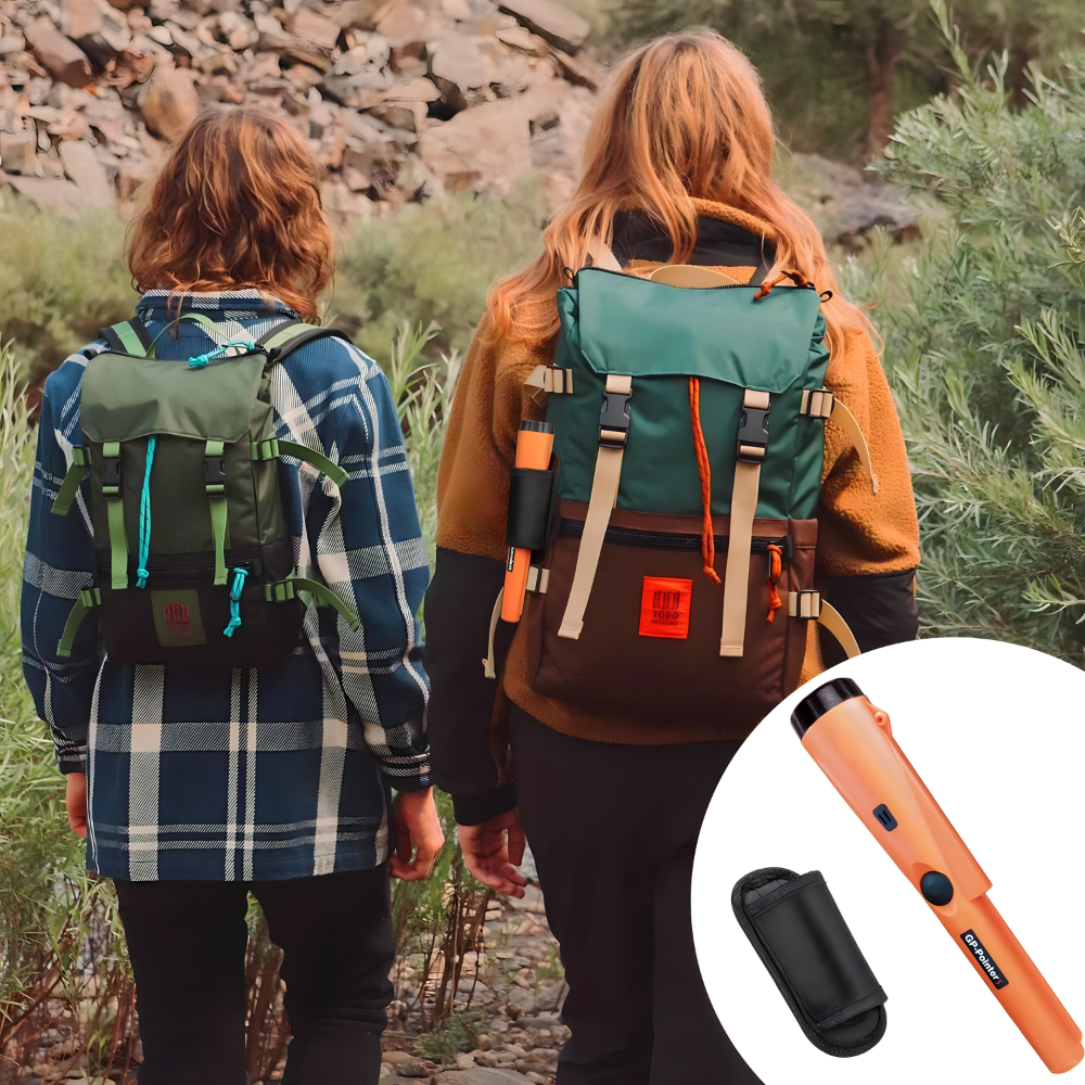 Ručni detektor metala sa zvučnim signalima, vibracijom i LED svetlom