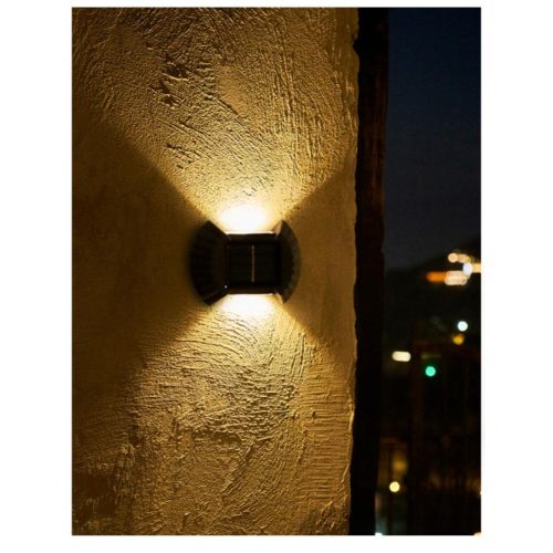 Solarne zidne dvostrane lampe – Set od 4 komada