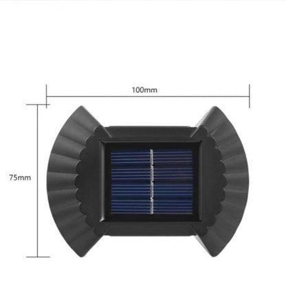 Solarne zidne dvostrane lampe – Set od 4 komada