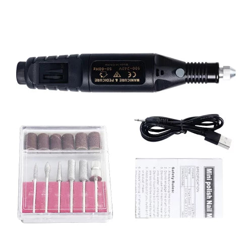 Električna turpija za nokte T001 Black